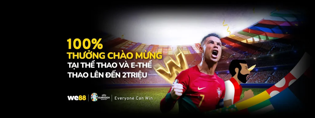 Banner Thưởng 100% chào mừng thành viên mới