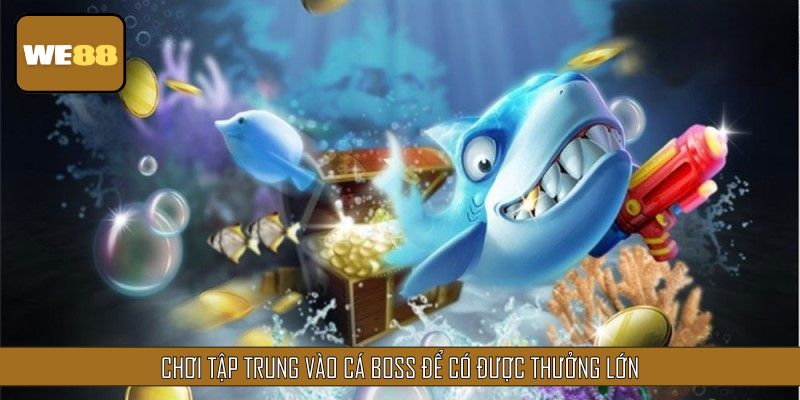 Chơi tập trung vào cá boss để có được thưởng lớn