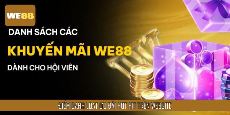 Điểm danh loạt ưu đãi hot hit trên website