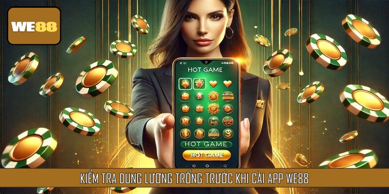 Kiểm tra dung lượng trống trước khi cài app