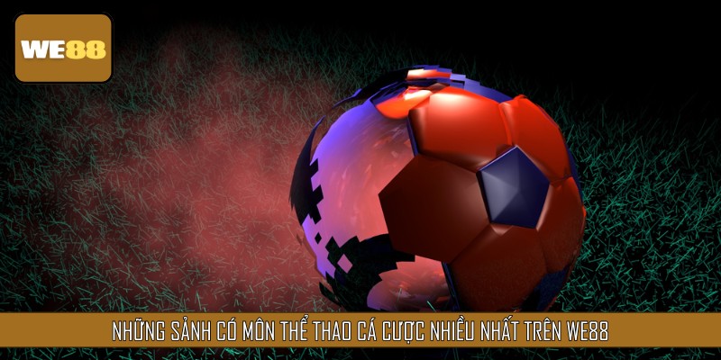 Những sảnh có Môn thể thao cá cược nhiều nhất