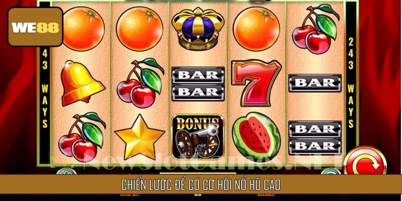 Đánh giá chiến lược để tham gia slots trên WE88